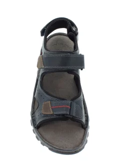 Sandalen & Sandaletten|Reflexan Sandale mit kontrastfarbigen Details marine