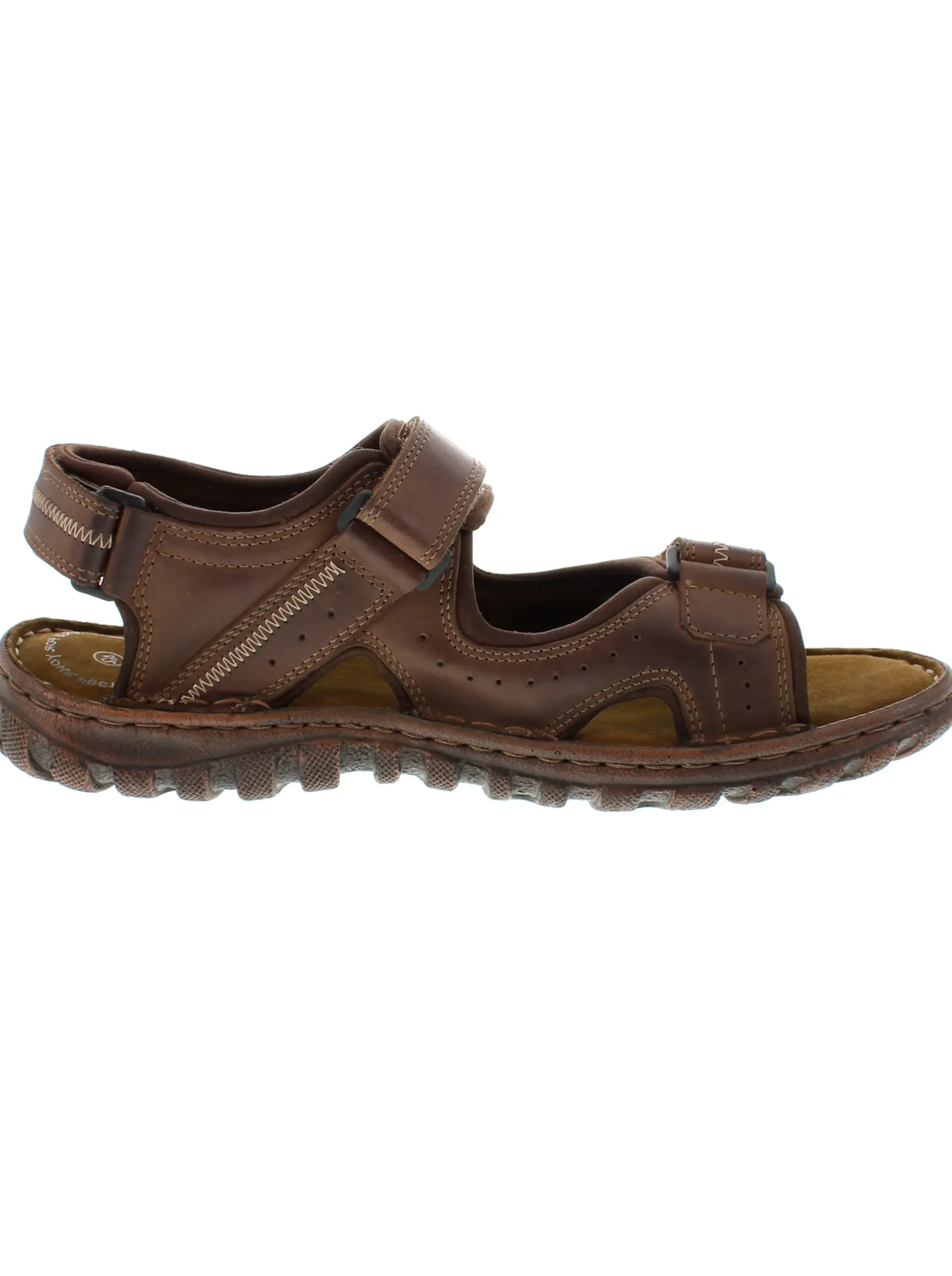 Sandalen & Sandaletten|Reflexan Sandale mit kontrastfarbigen Details braun