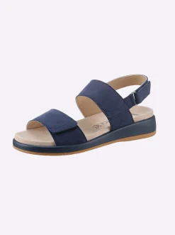 Sandalen & Sandaletten|Caprice Sandale mit waschbarer Innensohle marine