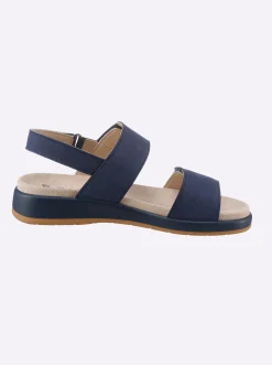 Sandalen & Sandaletten|Caprice Sandale mit waschbarer Innensohle marine