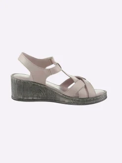 Sandalen & Sandaletten|airsoft modern+ Sandale mit weicher Polsterung hellgrau