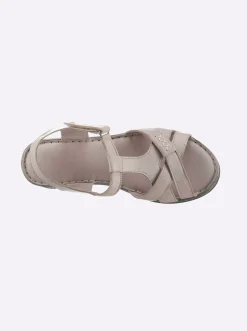 Sandalen & Sandaletten|airsoft modern+ Sandale mit weicher Polsterung hellgrau