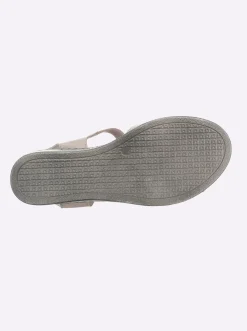 Sandalen & Sandaletten|airsoft modern+ Sandale mit weicher Polsterung hellgrau