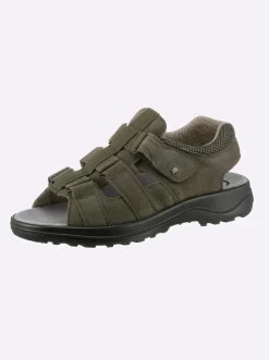 Sandalen & Sandaletten|Jomos Sandale mit weicher Trittdämpfung khaki