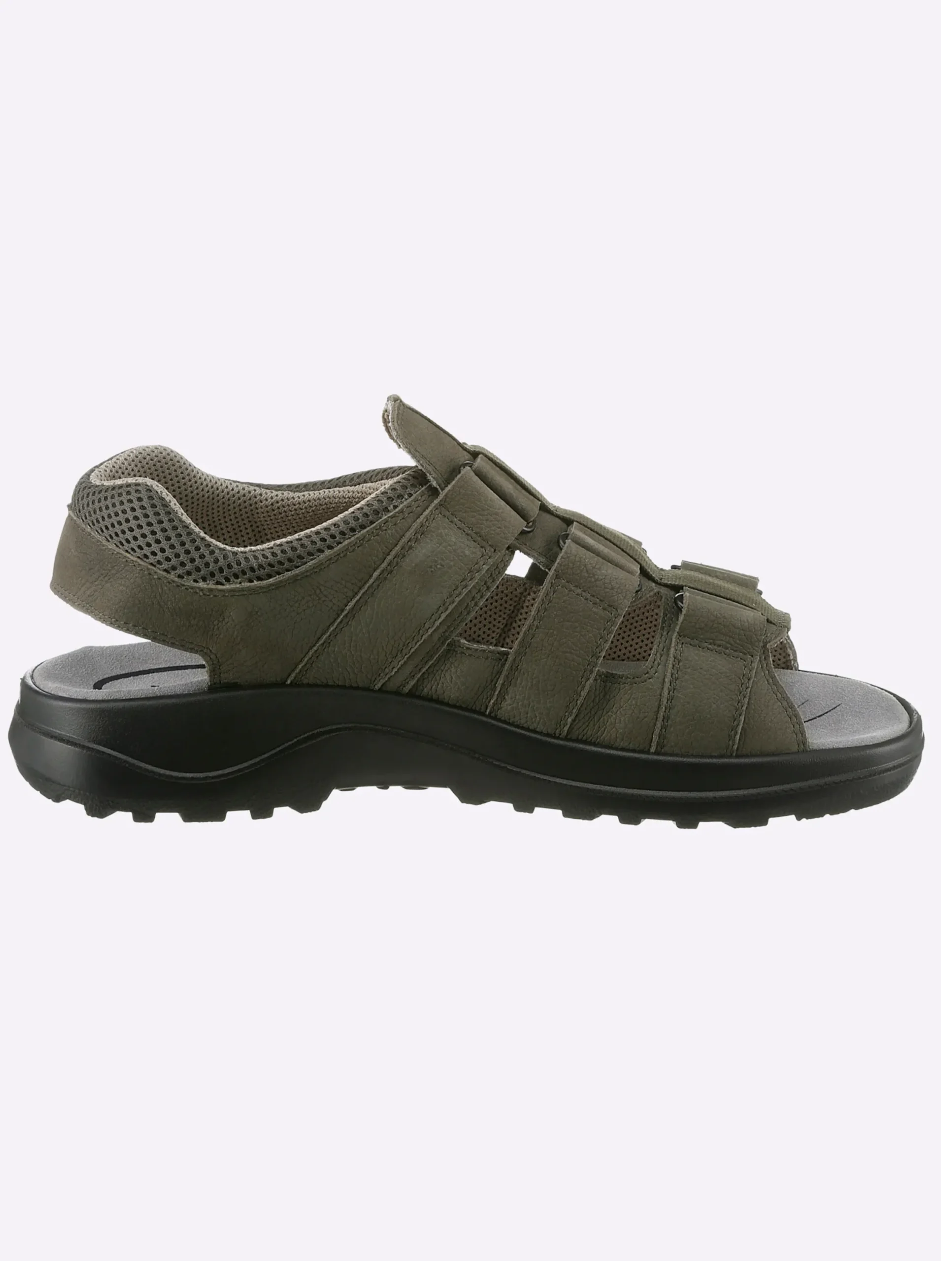 Sandalen & Sandaletten|Jomos Sandale mit weicher Trittdämpfung khaki