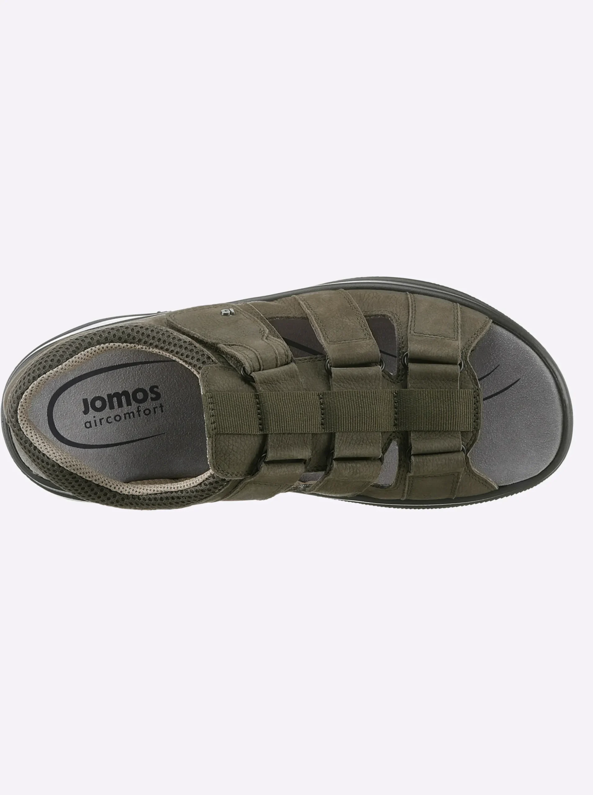 Sandalen & Sandaletten|Jomos Sandale mit weicher Trittdämpfung khaki