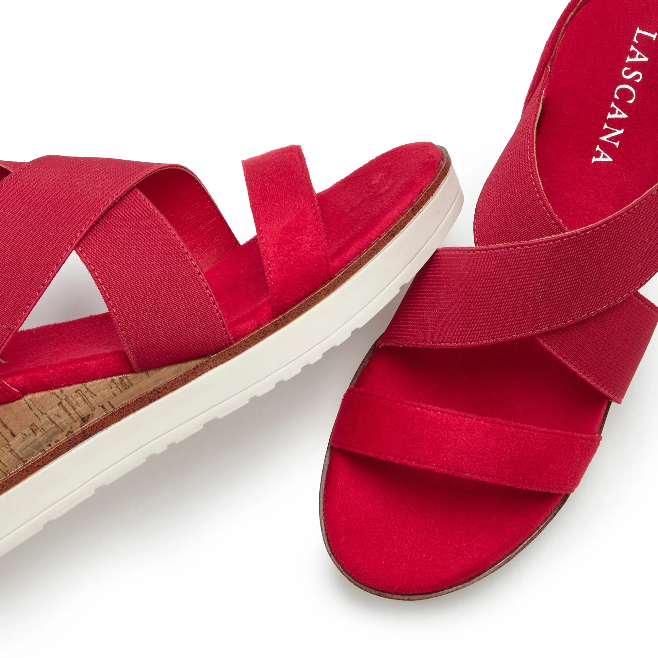 Sandalen & Sandaletten|LASCANA Sandalette rot