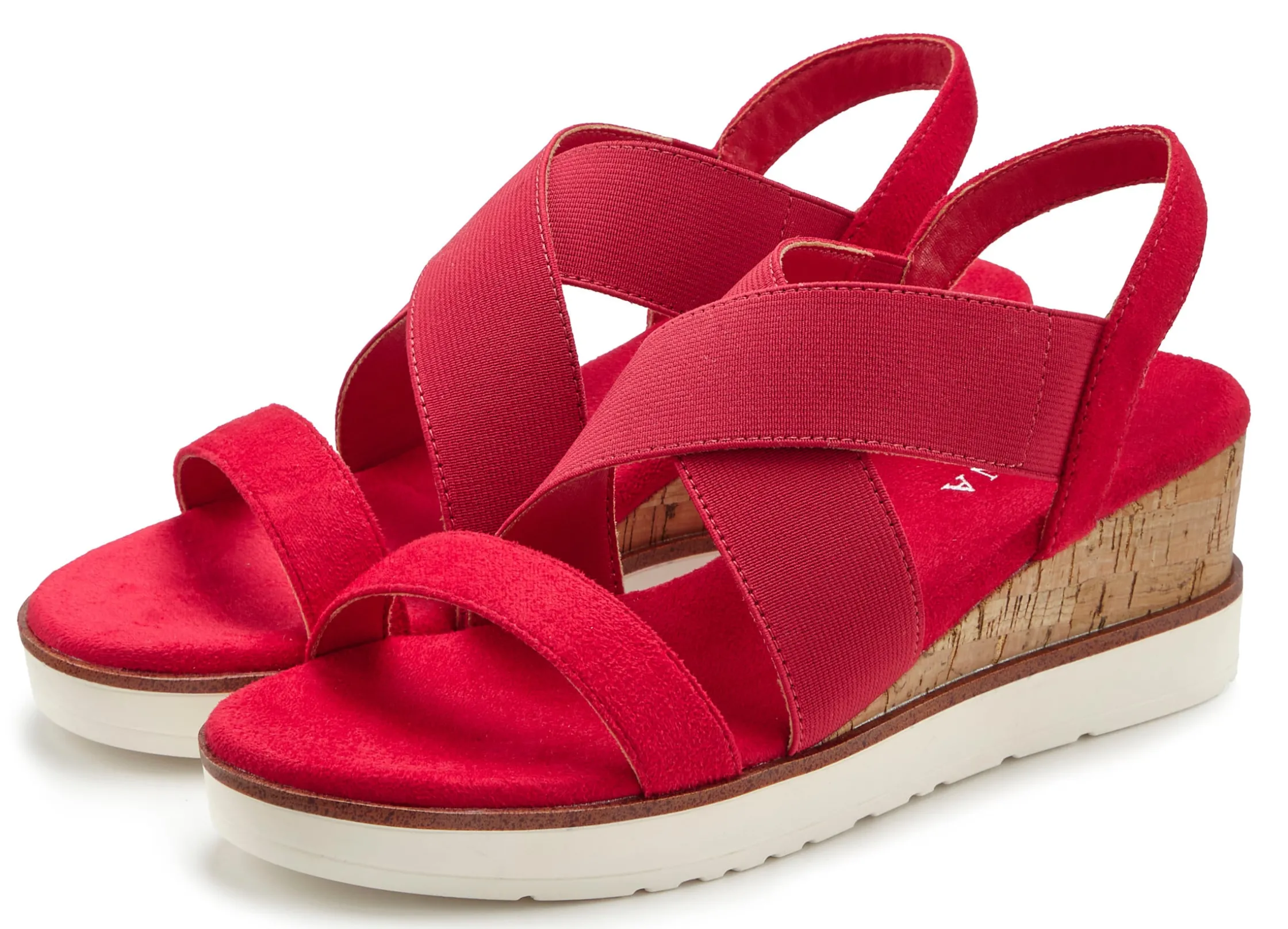 Sandalen & Sandaletten|LASCANA Sandalette rot