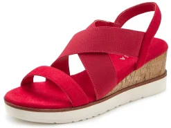 Sandalen & Sandaletten|LASCANA Sandalette rot