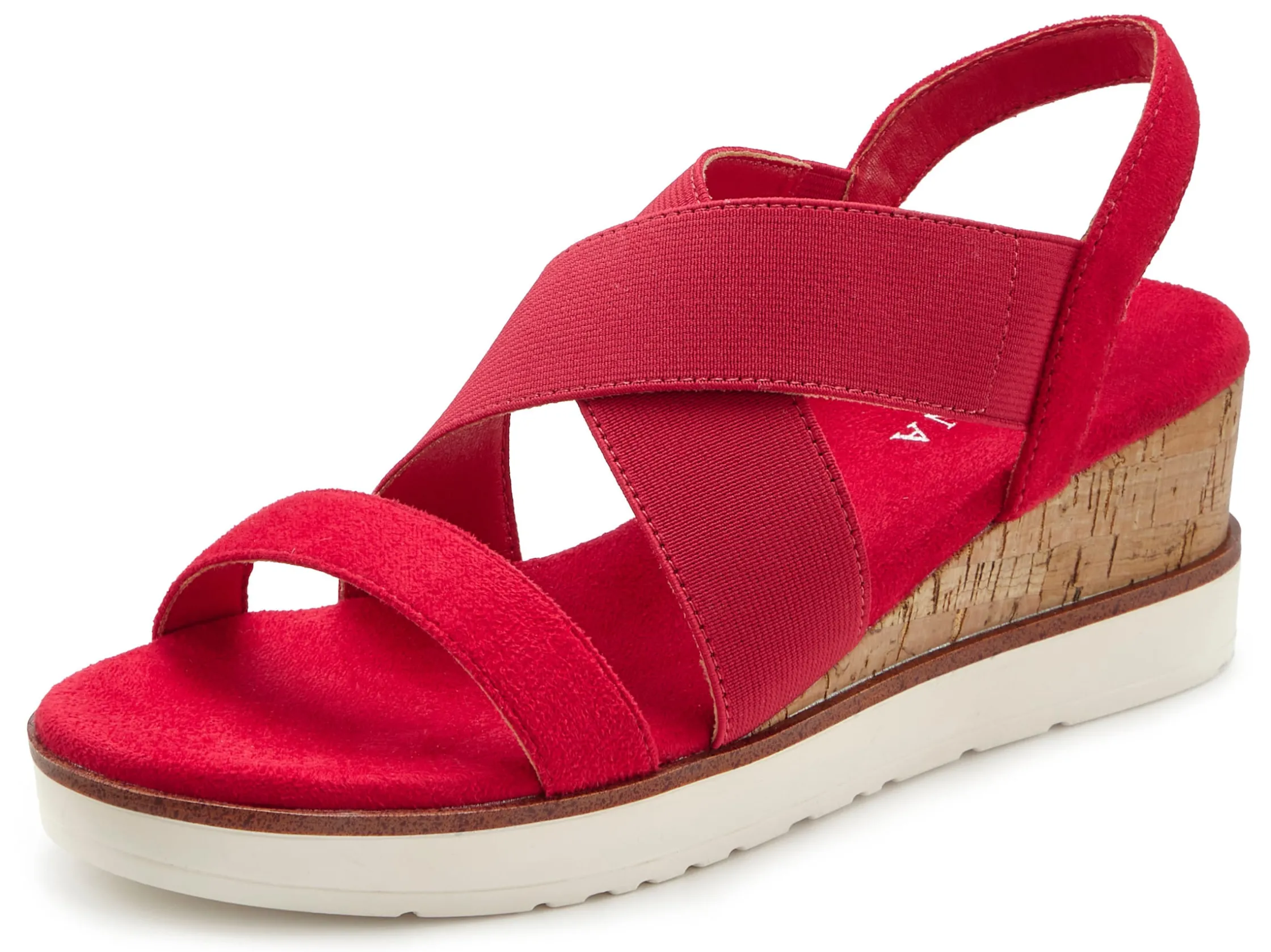Sandalen & Sandaletten|LASCANA Sandalette rot