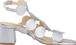 Sandalen & Sandaletten|heine Sandalette silberfarben