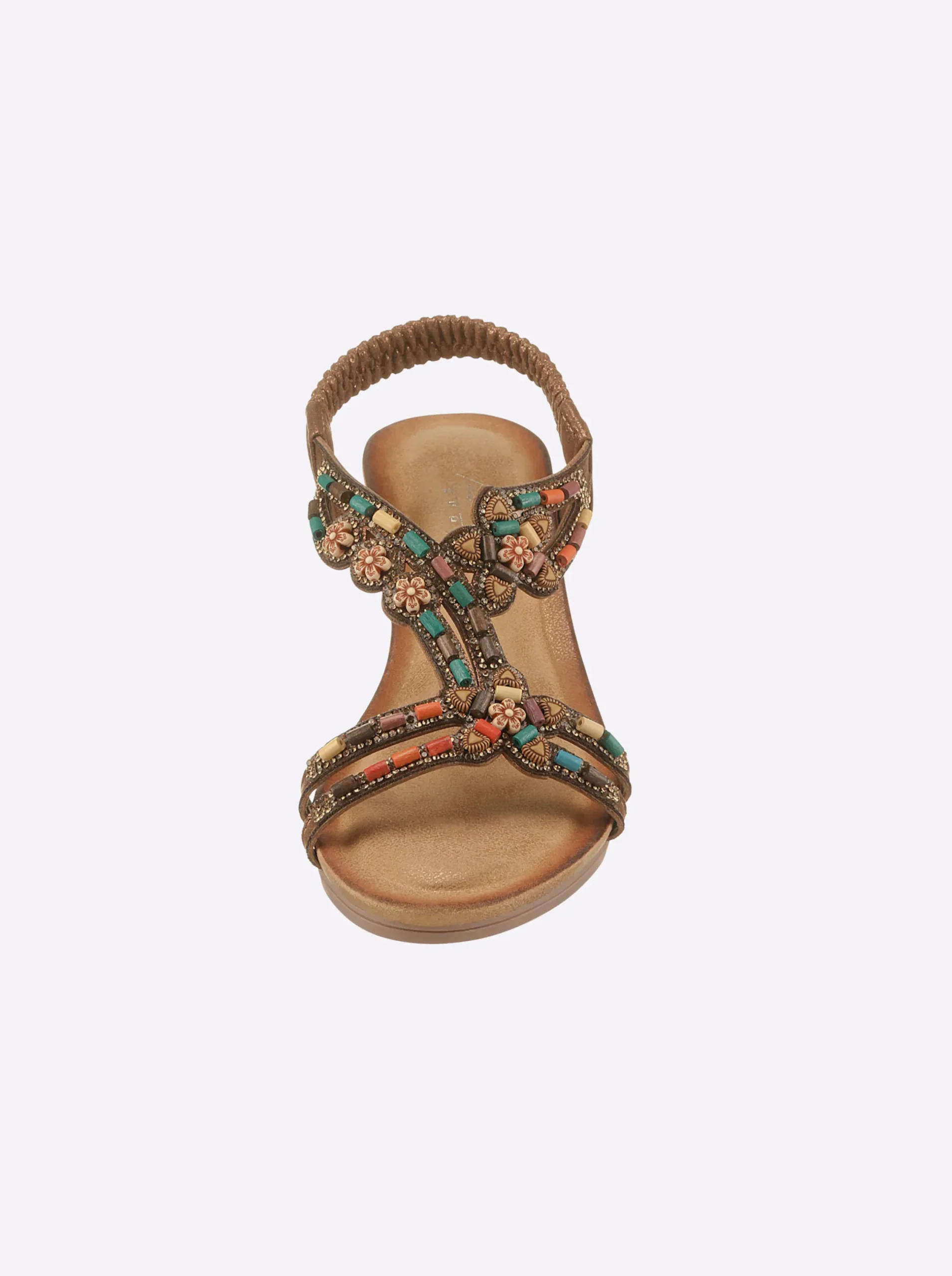 Sandalen & Sandaletten|Andrea Conti Sandalette bronzefarben-bunt
