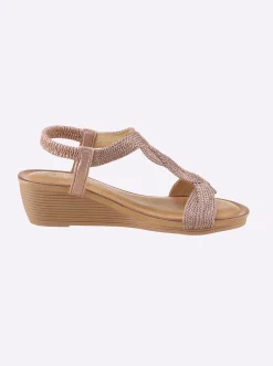 Sandalen & Sandaletten|Andrea Conti Sandalette rose