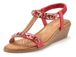 Sandalen & Sandaletten|Vivance Sandalette rot