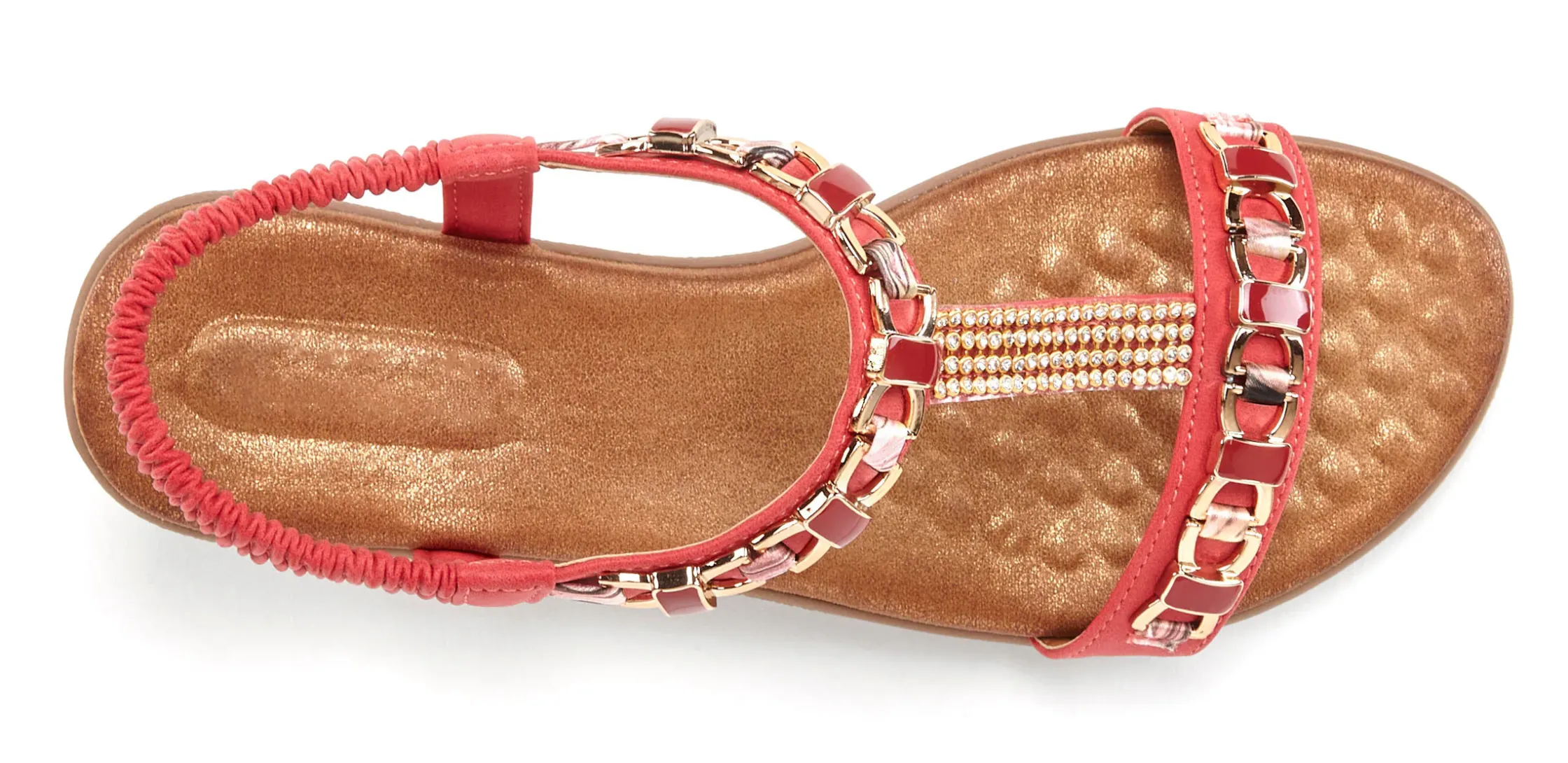 Sandalen & Sandaletten|Vivance Sandalette rot