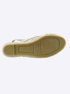 Sandalen & Sandaletten|heine Sandalette goldfarben