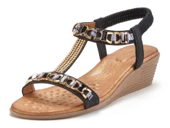 Sandalen & Sandaletten|Vivance Sandalette schwarz