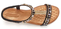 Sandalen & Sandaletten|Vivance Sandalette schwarz