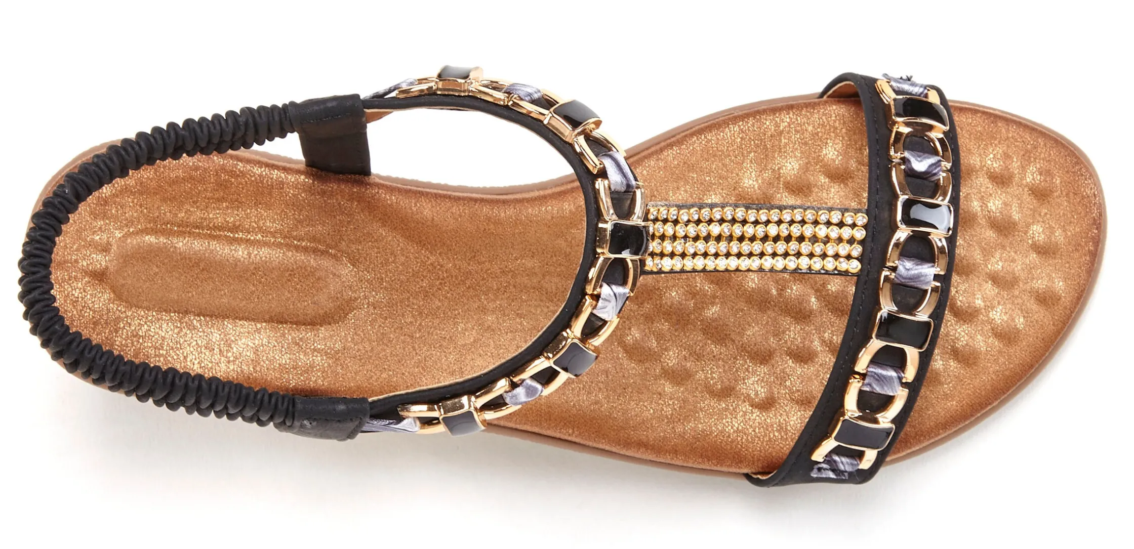 Sandalen & Sandaletten|Vivance Sandalette schwarz