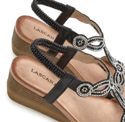 Sandalen & Sandaletten|LASCANA Sandalette schwarz