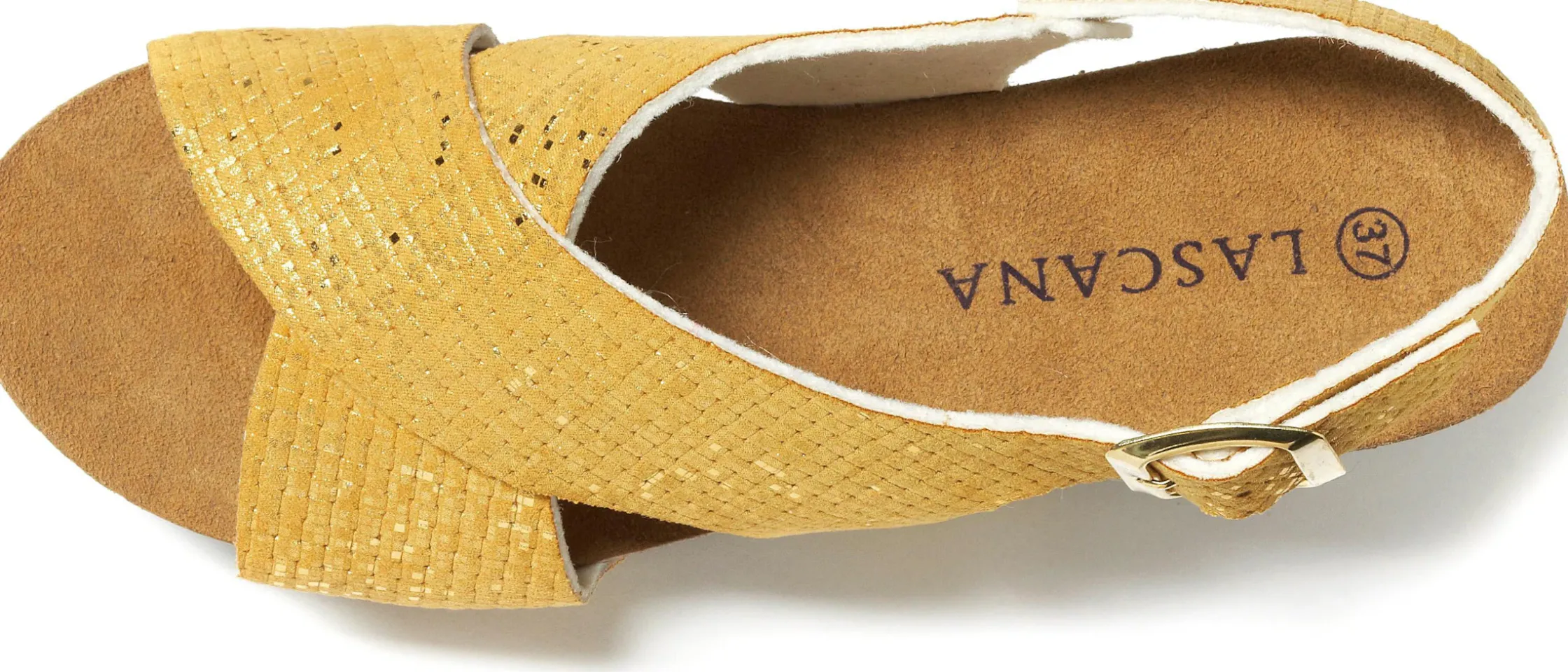 Sandalen & Sandaletten|LASCANA Sandalette curry-gelb