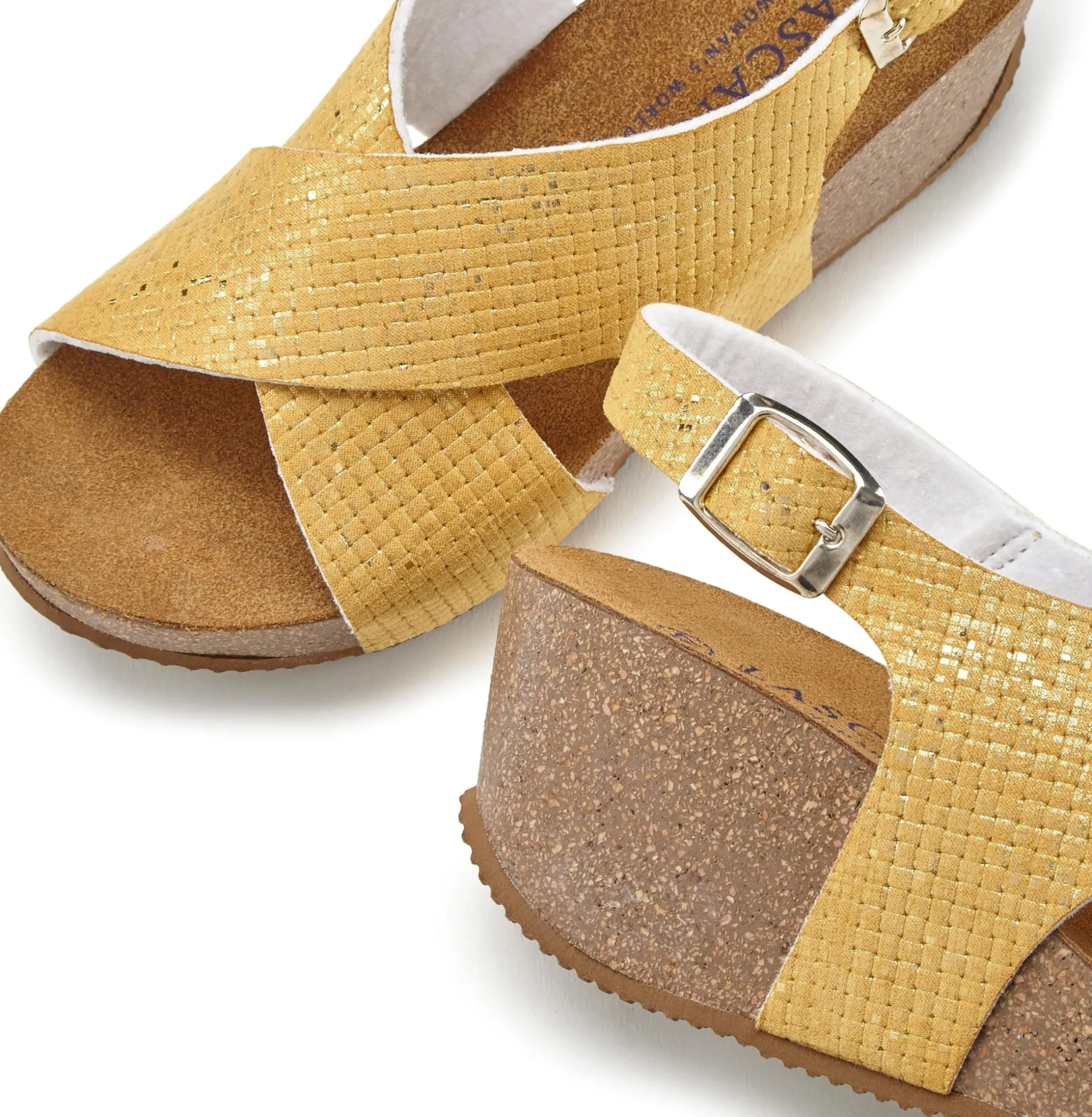 Sandalen & Sandaletten|LASCANA Sandalette curry-gelb