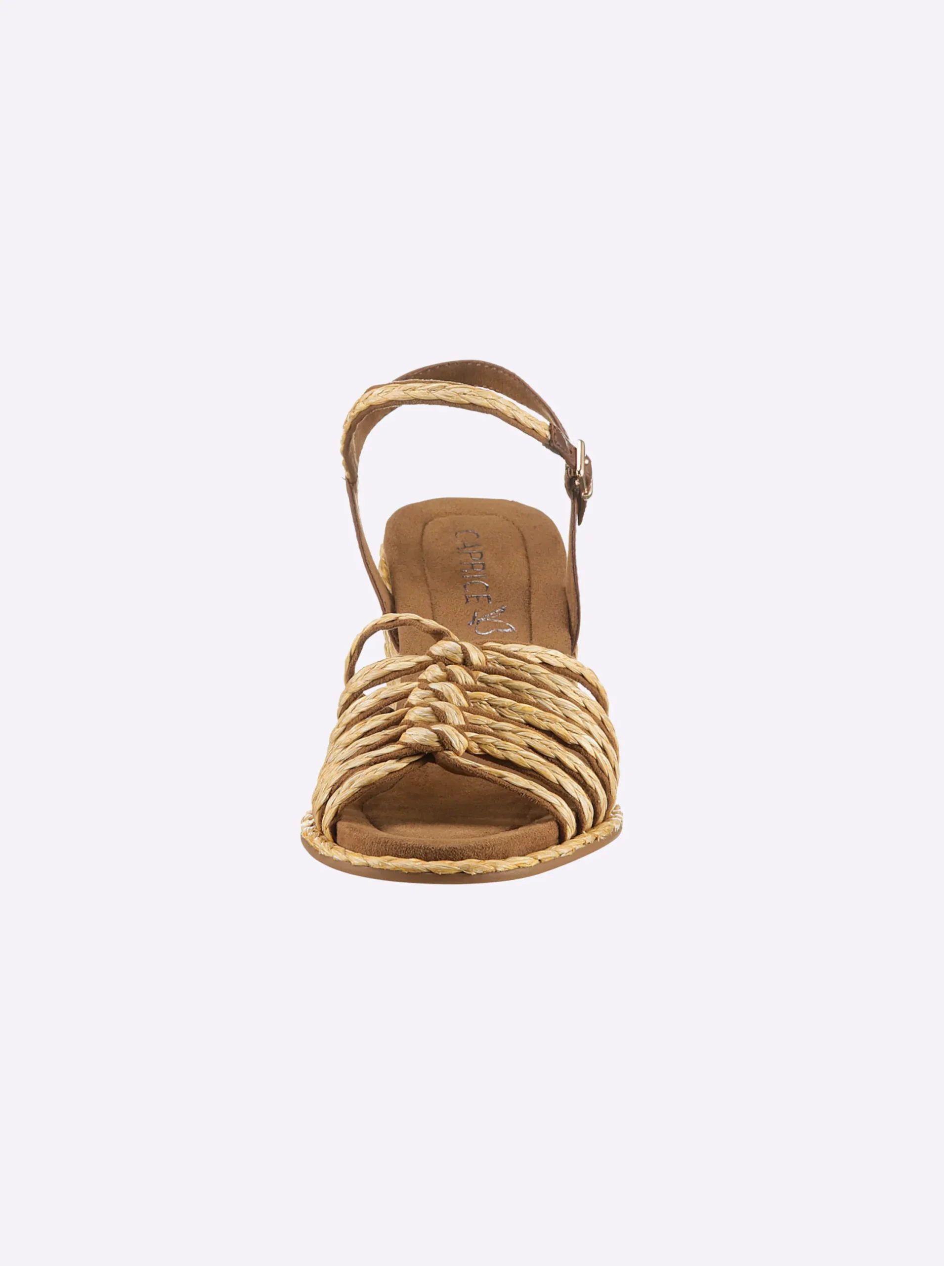 Sandalen & Sandaletten|Caprice Sandalette cognac