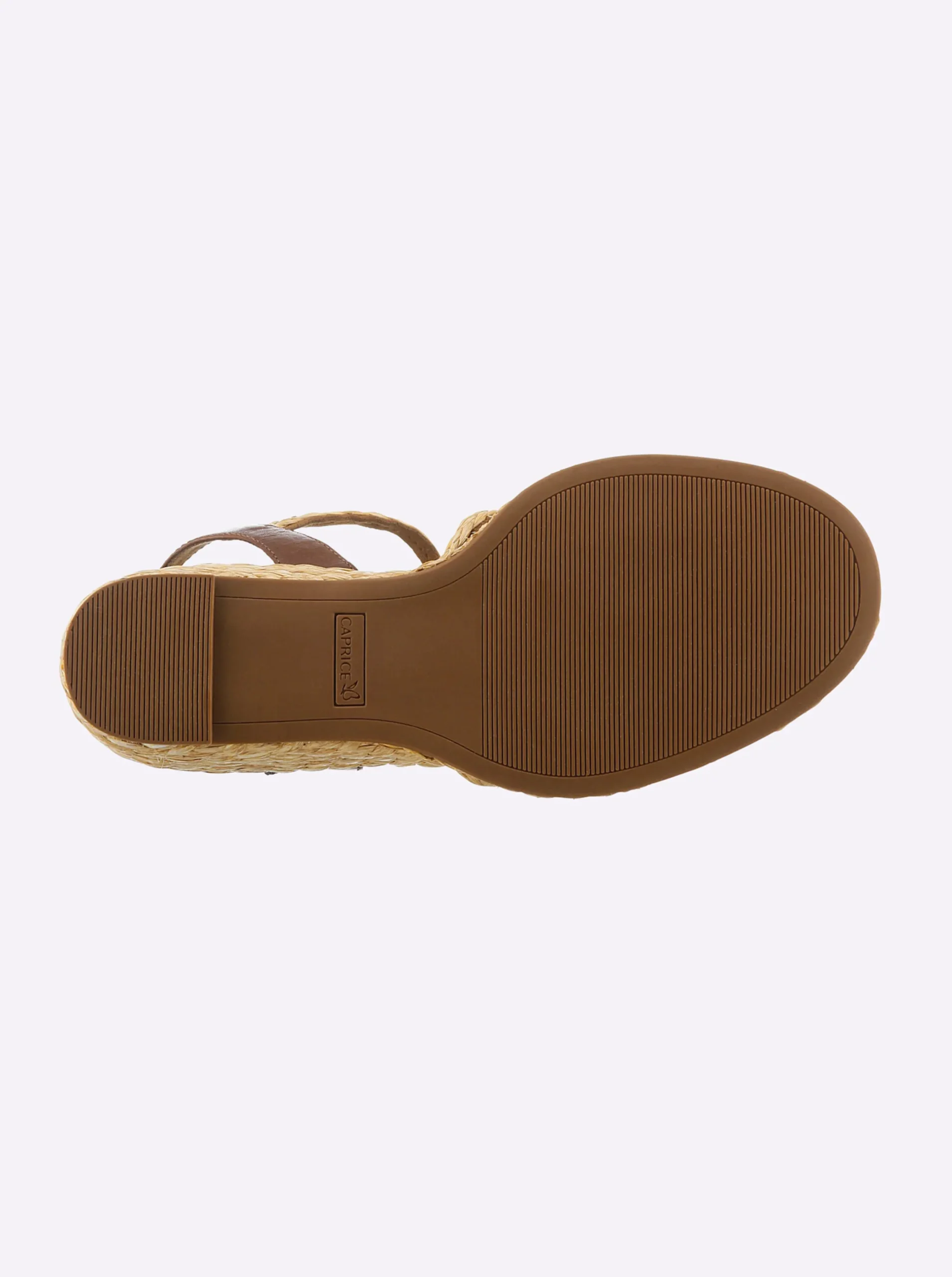 Sandalen & Sandaletten|Caprice Sandalette cognac