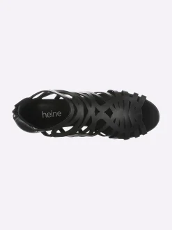 Sandalen & Sandaletten|heine Sandalette schwarz