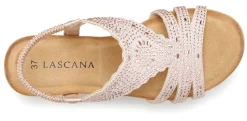 Sandalen & Sandaletten|LASCANA Sandalette rosegoldfarben