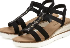 Sandalen & Sandaletten|LASCANA Sandalette schwarz
