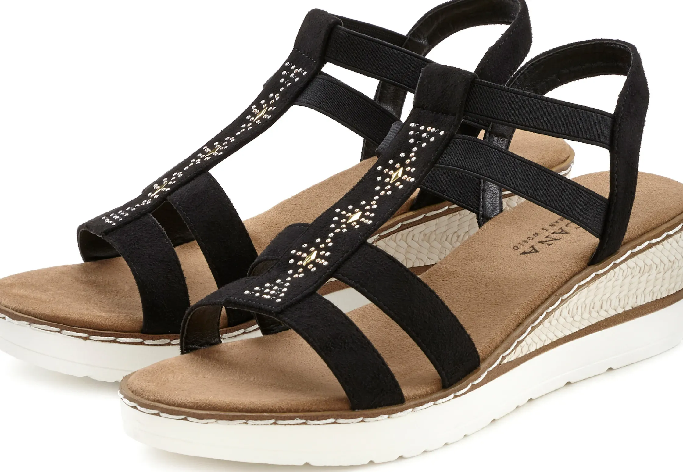 Sandalen & Sandaletten|LASCANA Sandalette schwarz