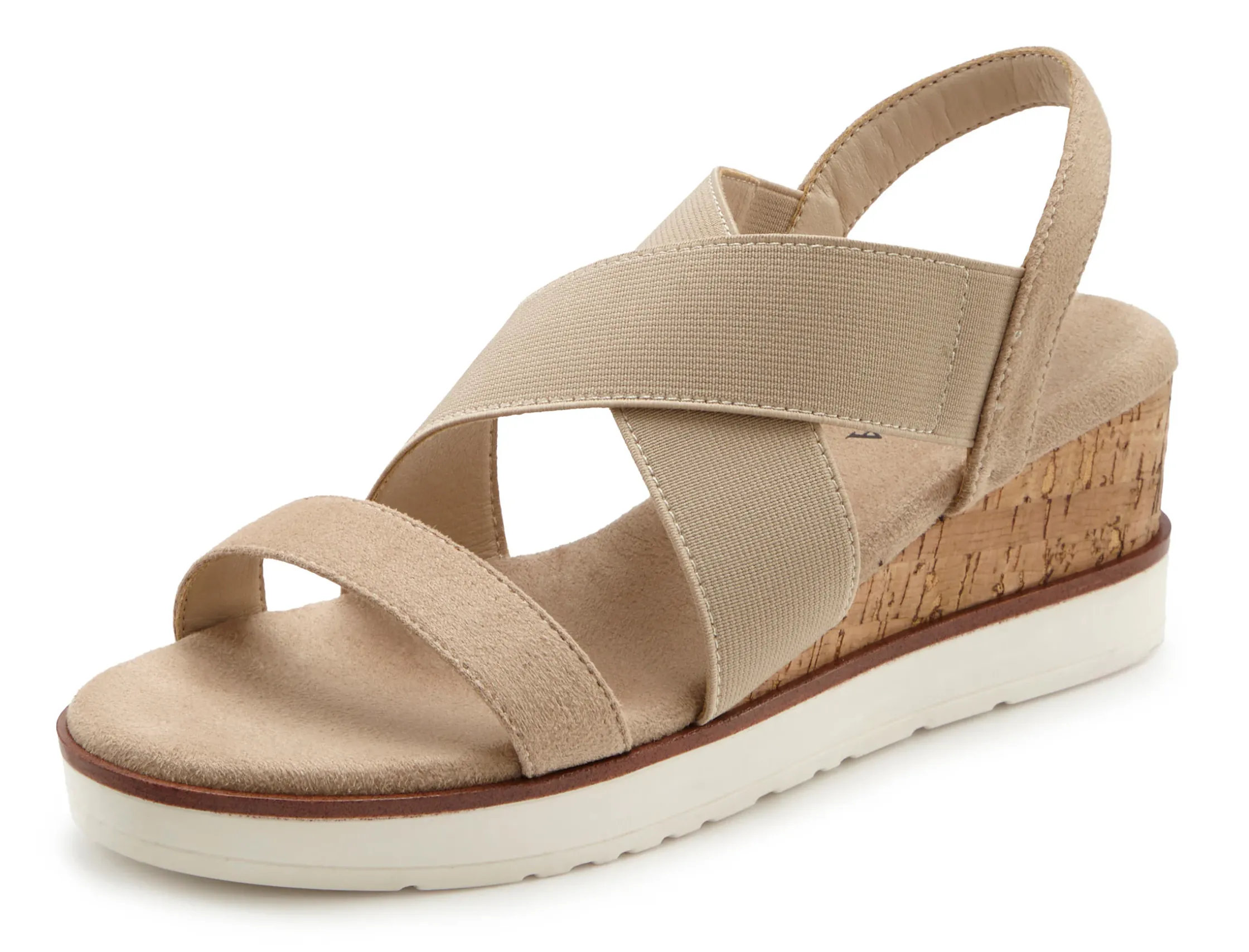 Sandalen & Sandaletten|LASCANA Sandalette beige