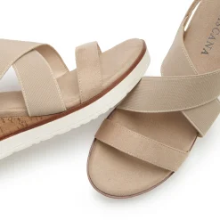 Sandalen & Sandaletten|LASCANA Sandalette beige