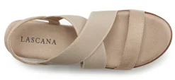 Sandalen & Sandaletten|LASCANA Sandalette beige