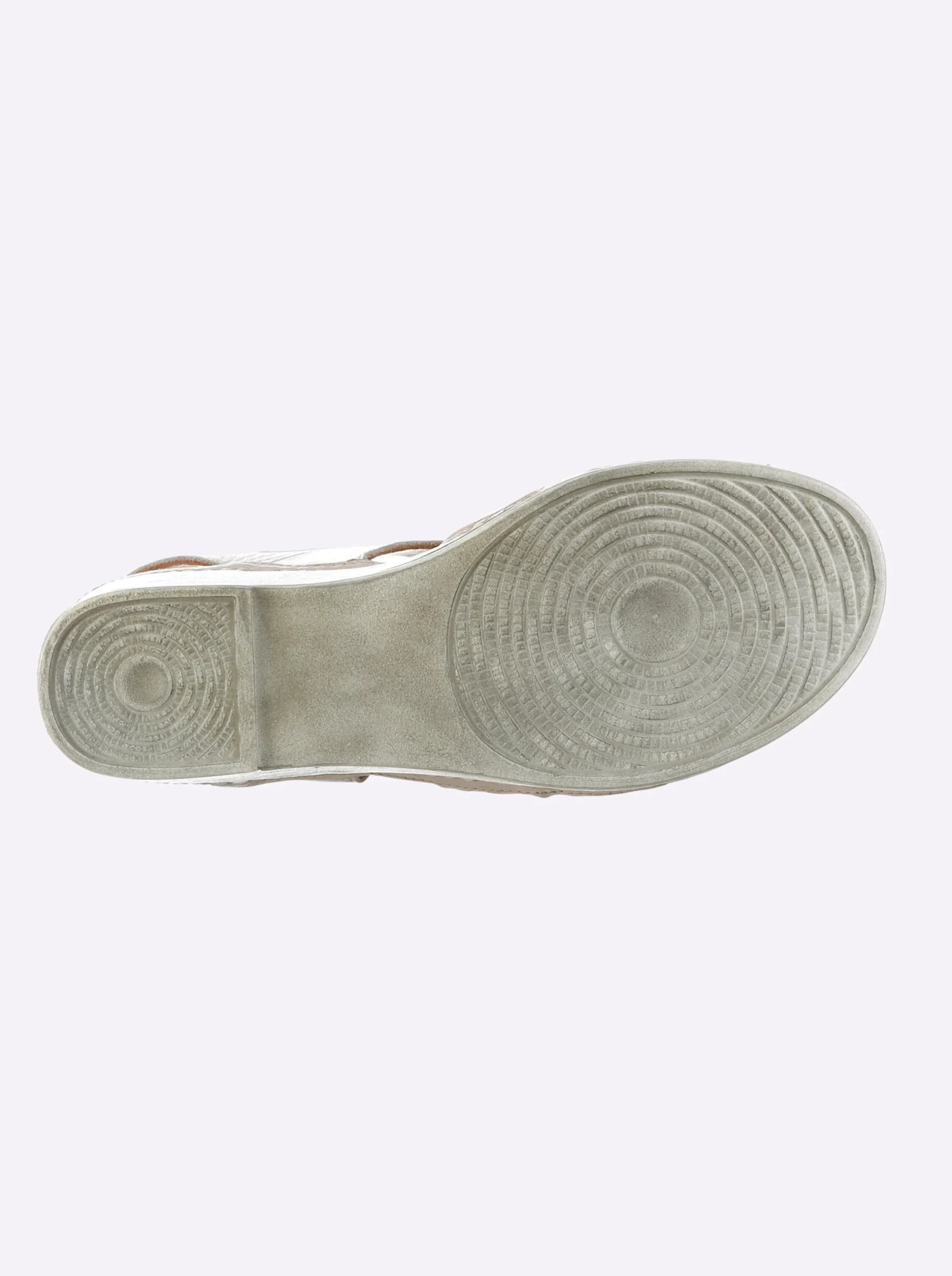 Sandalen & Sandaletten|Gemini Sandalette ganz aus Leder sesam