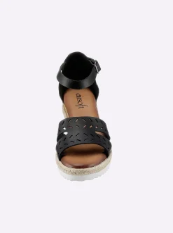 Sandalen & Sandaletten|airsoft modern+ Sandalette mit geschlossener Ferse schwarz