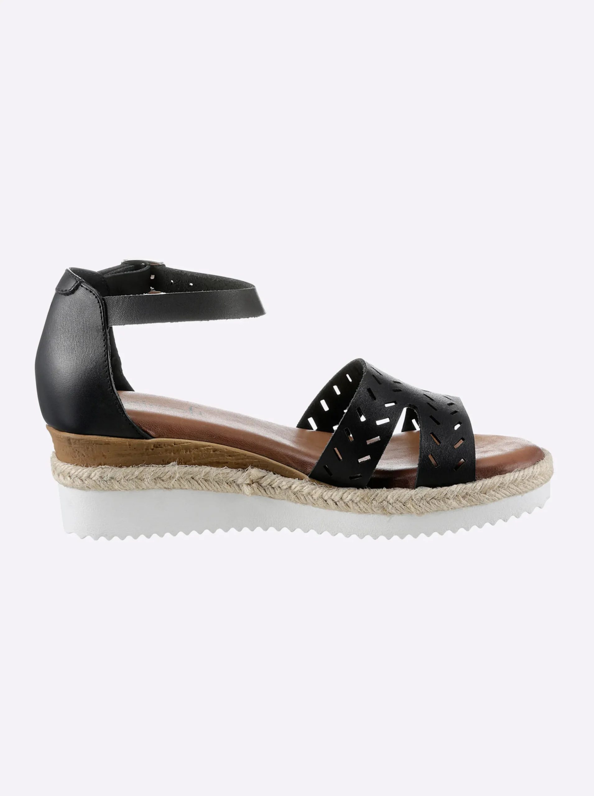 Sandalen & Sandaletten|airsoft modern+ Sandalette mit geschlossener Ferse schwarz