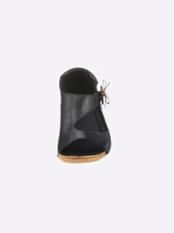 Sandalen & Sandaletten|Gemini Sandalette mit Gummizug schwarz