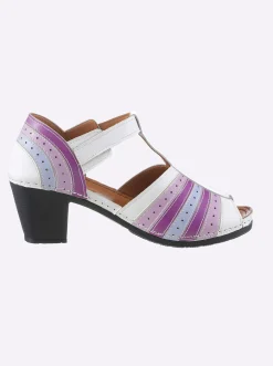 Sandalen & Sandaletten|Gemini Sandalette mit verstellbaren Riemchen weiß