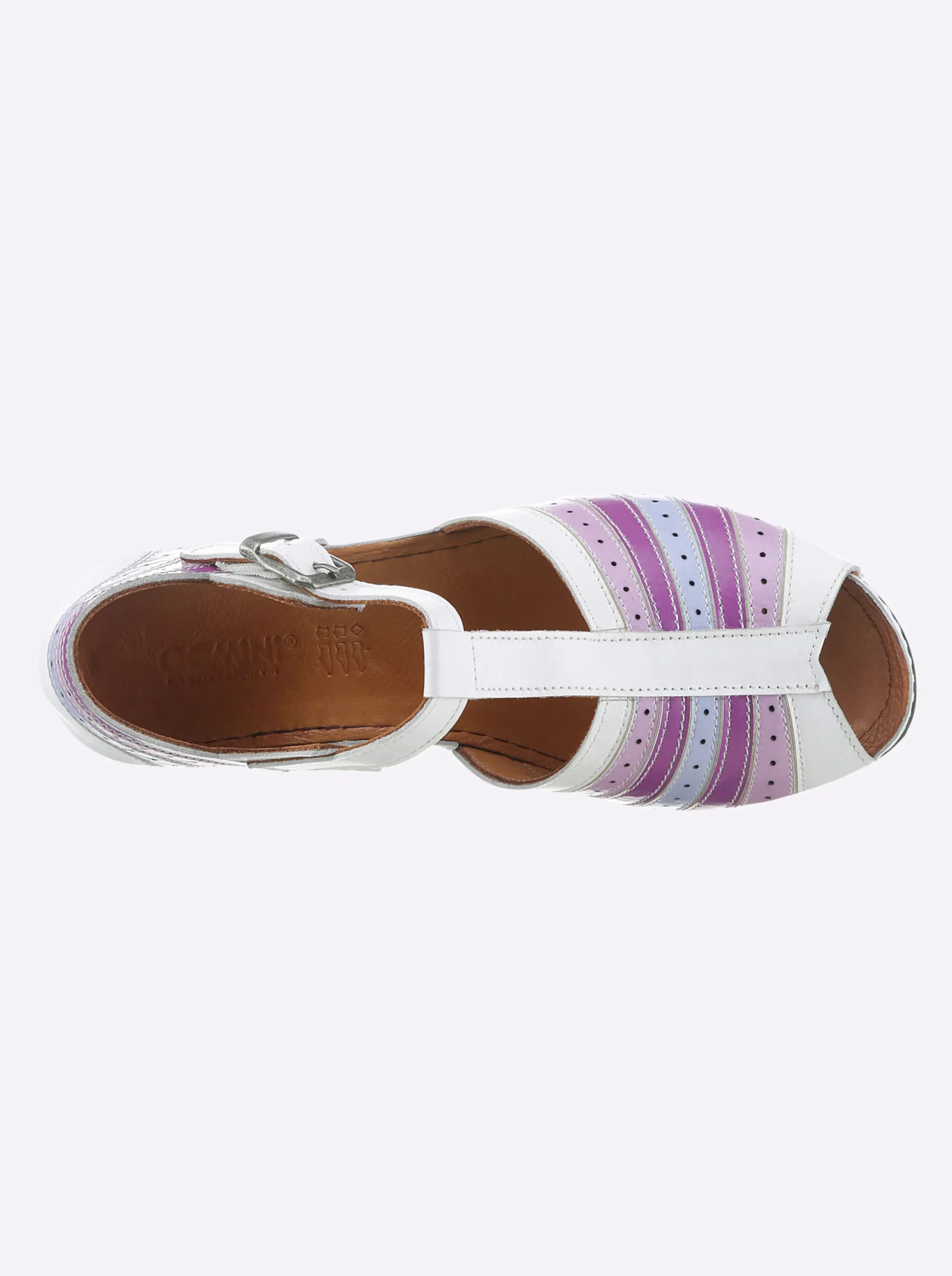 Sandalen & Sandaletten|Gemini Sandalette mit verstellbaren Riemchen weiß