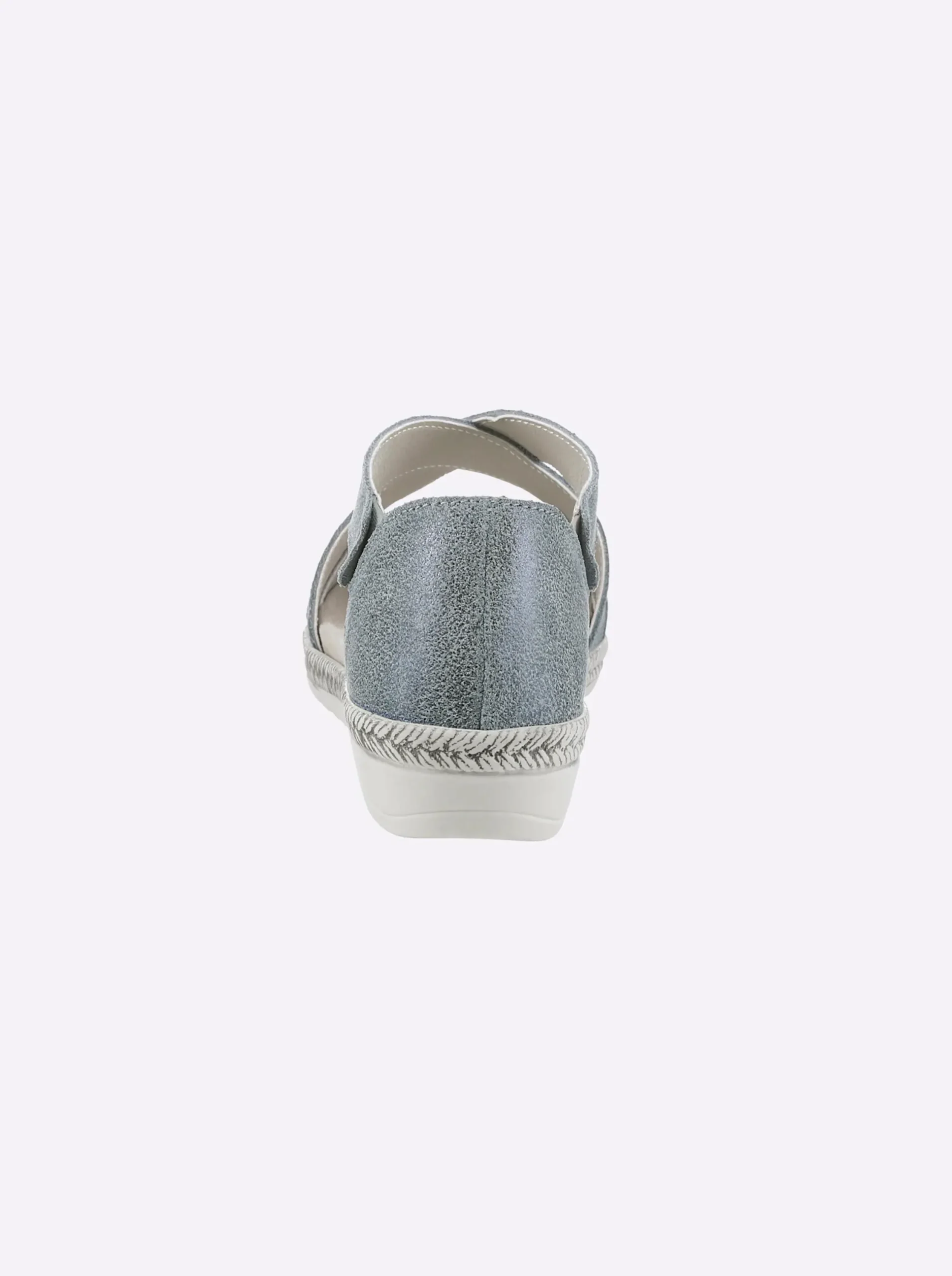 Sandalen & Sandaletten|airsoft modern+ Sandalette mit Wechselfußbett taubenblau