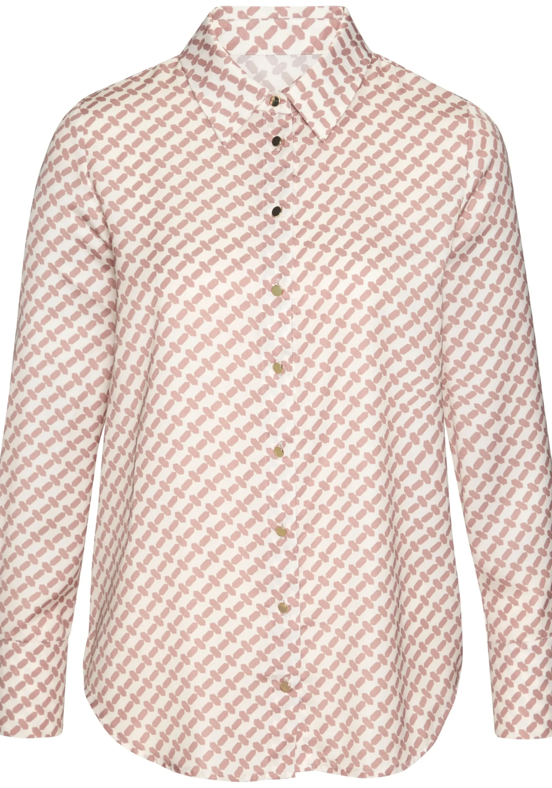 Blusen|LASCANA Satinbluse creme-camelfarben