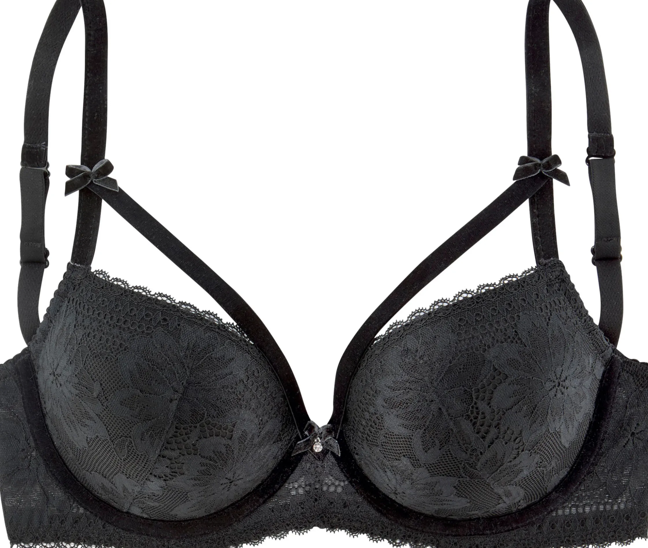 Bhs|petite fleur gold Schalen-BH schwarz