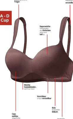 Bhs|Nuance Schalen-BH mocha-mousse