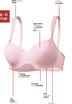 Bhs|Nuance Schalen-BH rosé