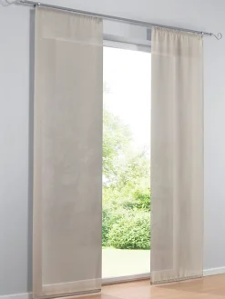 Gardinen & Rollos|heine home Schiebevorhang taupe
