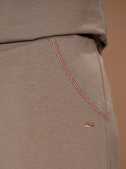 Nachtwäsche|wäschepur Schlafanzug taupe
