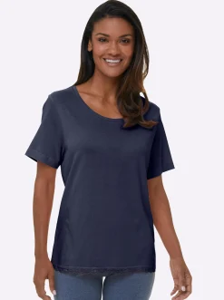 Homewear|Homewear|wäschepur Schlafanzug-Shirt marine