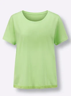 Nachtwäsche|Homewear|wäschepur Schlafanzug-Shirt reseda